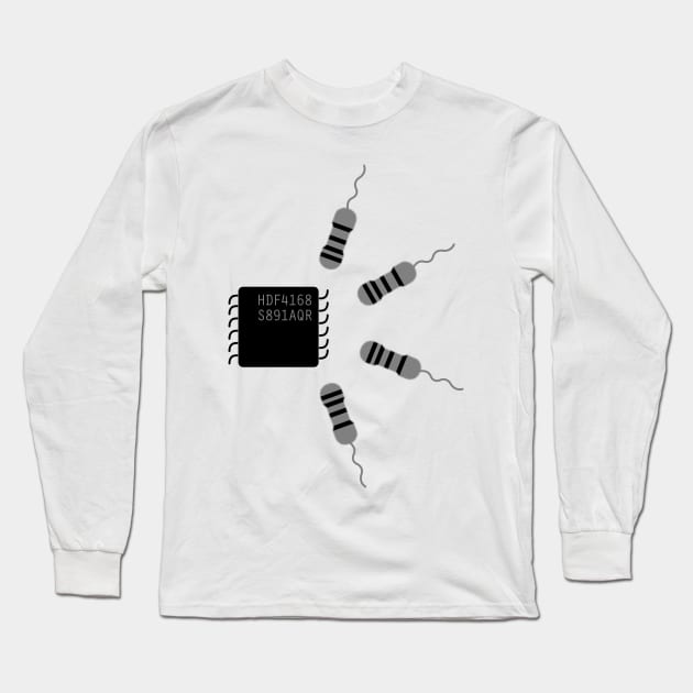 Tech-conceiving Long Sleeve T-Shirt by JohnLucke